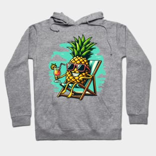 Pineapple on the Beach Hoodie